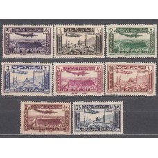 Siria Francesa Aereo Yvert 78/85 * Mh Aviones
