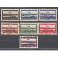 Siria Francesa Aereo Yvert 87/93 * Mh Puente - Aviones