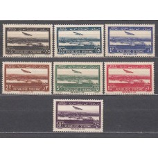Siria Francesa Aereo Yvert 87/93 * Mh Puente - Aviones