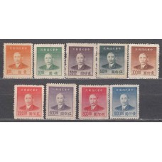 China Correo 1949 Yvert 715/23 (*) Mng