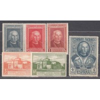 España Sueltos 1930 Edifil 559/64 ** Mnh Hasta el 4 ptas