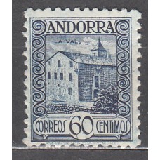 Andorra Española Sueltos 1935 Edifil 40 * Mh