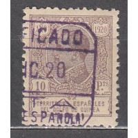 Guinea Sueltos 1920 Edifil 153 usado