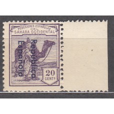 Sahara Variedades 1932 Edifil 39Ahcc ** Mnh error de color en la Sobrecarga Azul