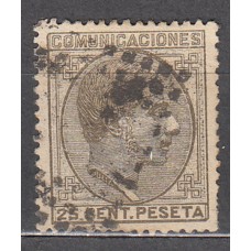 España Reinado Alfonso XII 1878 Edifil 194 usado