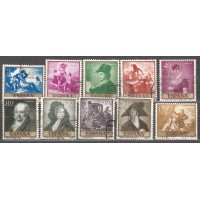 España II Centenario Correo 1958 Edifil 1210/9 usado Goya