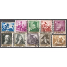 España II Centenario Correo 1958 Edifil 1210/9 usado Goya