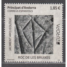 Andorra Española Correo 2025 ** Mnh Europa .Jaciment Arqueologic