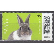 Alemania Federal Correo 2025 ** Mnh Fauna - Conejo