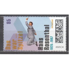 Alemania Federal Correo 2025 ** Mnh Hans Rosonthal
