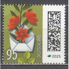 Alemania Federal Correo 2025 ** Mnh Definitivo Flores