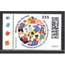 Alemania Federal Correo 2025 ** Mnh Dia del Libro Mundial