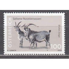 Austria Correo 2025 ** Mnh Fauna - Cabra