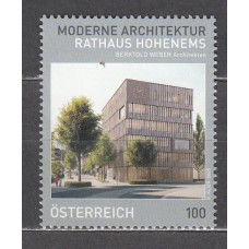 Austria Correo 2025 ** Mnh Ayuntamiento Hohenems