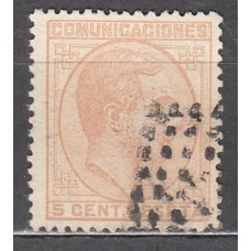 España Reinado Alfonso XII 1878 Edifil 191 usado Bonito