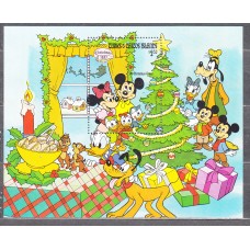 Turk y Caicos - Hojas Yvert 47 ** Mnh Navidad Walt Disney