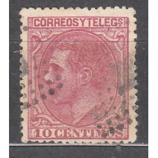 España Reinado Alfonso XII 1879 Edifil 202a usado 