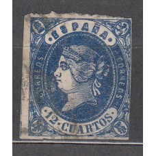 España Clásicos 1862 Edifil 59a Usado 