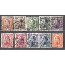 España Reinado Alfonso XIII 1930 Edifil 490/8+497A usado