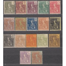 Indochina - Correo Yvert 24/40 * Mh 