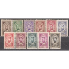 Indochina - Correo Yvert 182/92 ** Mnh Rey Monivong - Personaje