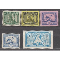 Indochina - Correo Yvert 214/18 ** Mnh 