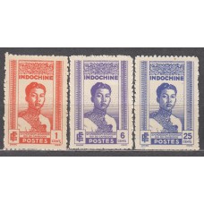 Indochina - Correo Yvert 224/26 * Mh Rey Sihanouk