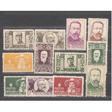 Indochina - Correo Yvert 249/60 * Mh Personajes