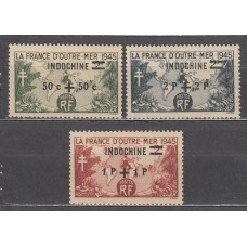 Indochina - Correo Yvert 296/98 ** Mnh 