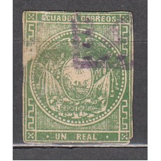 Ecuador - Correo 1865 Yvert 2 usado Defectos