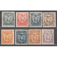 Ecuador - Correo 1896 Yvert 53/60 */(*) Mh/Mng