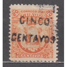 Ecuador - Correo 1896 Yvert 67 usado