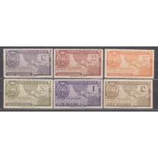 Ecuador Correo 1943 Yvert 410/15 ** Mnh 