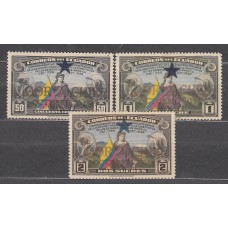 Ecuador Correo 1945 Yvert 442A/42C * Mh