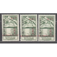 Ecuador - Correo 1949 Yvert 518/20 * Mh UPU