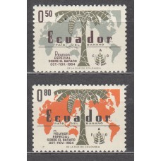 Ecuador Correo 1964 Yvert 720/21 ** Mnh 