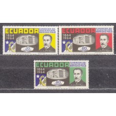 Ecuador Correo 1965 Yvert 726/28 ** Mnh Personaje