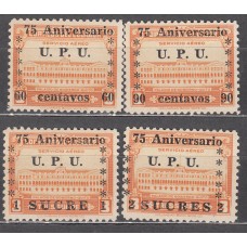 Ecuador - Aereo Yvert 212/15 ** Mnh UPU
