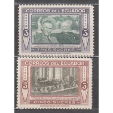 Ecuador - Aereo Yvert 232/33 ** Mnh