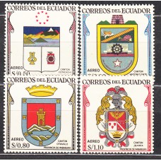 Ecuador - Aereo Yvert 336/39 ** Mnh Escudos
