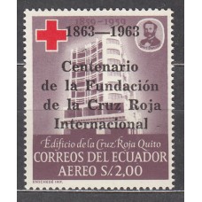 Ecuador - Aereo Yvert 407 ** Mnh Cruz Roja