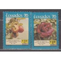 Ecuador - Aereo Yvert 615/16 ** Mnh Flora