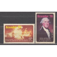 Ecuador - Aereo Yvert 631/32 ** Mnh Bicentenario de la Independencia