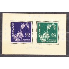Ecuador - Hojas Yvert 8 ** Mnh Flores - Orquideas