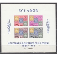 Ecuador - Hojas Yvert 13 ** Mnh Centenario del Sello