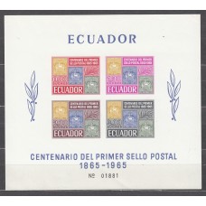 Ecuador - Hojas Yvert 13 ** Mnh Centenario del Sello