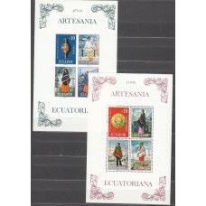 Ecuador - Hojas Yvert 20/21 ** Mnh Artesania Indigena
