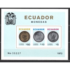 Ecuador - Hojas Yvert 23 ** Mnh Numismatica