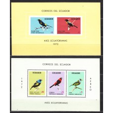 Ecuador - Hojas Yvert 24/25 ** Mnh Fauna - Aves