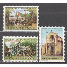 Mozambique Correo Yvert 540/42 ** Mnh Pedro Alvares Cabral descubridor de Brasil